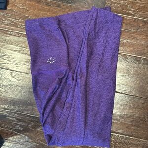 Purple maternity leggings